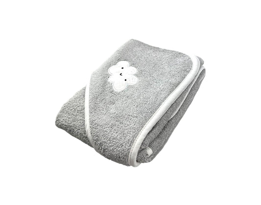 Baby Kapuzenbadetuch » Badetuch 75 x 75 cm » Kleinkind Bade Handtuch mit Kapuze » 100% reine Baumwolle