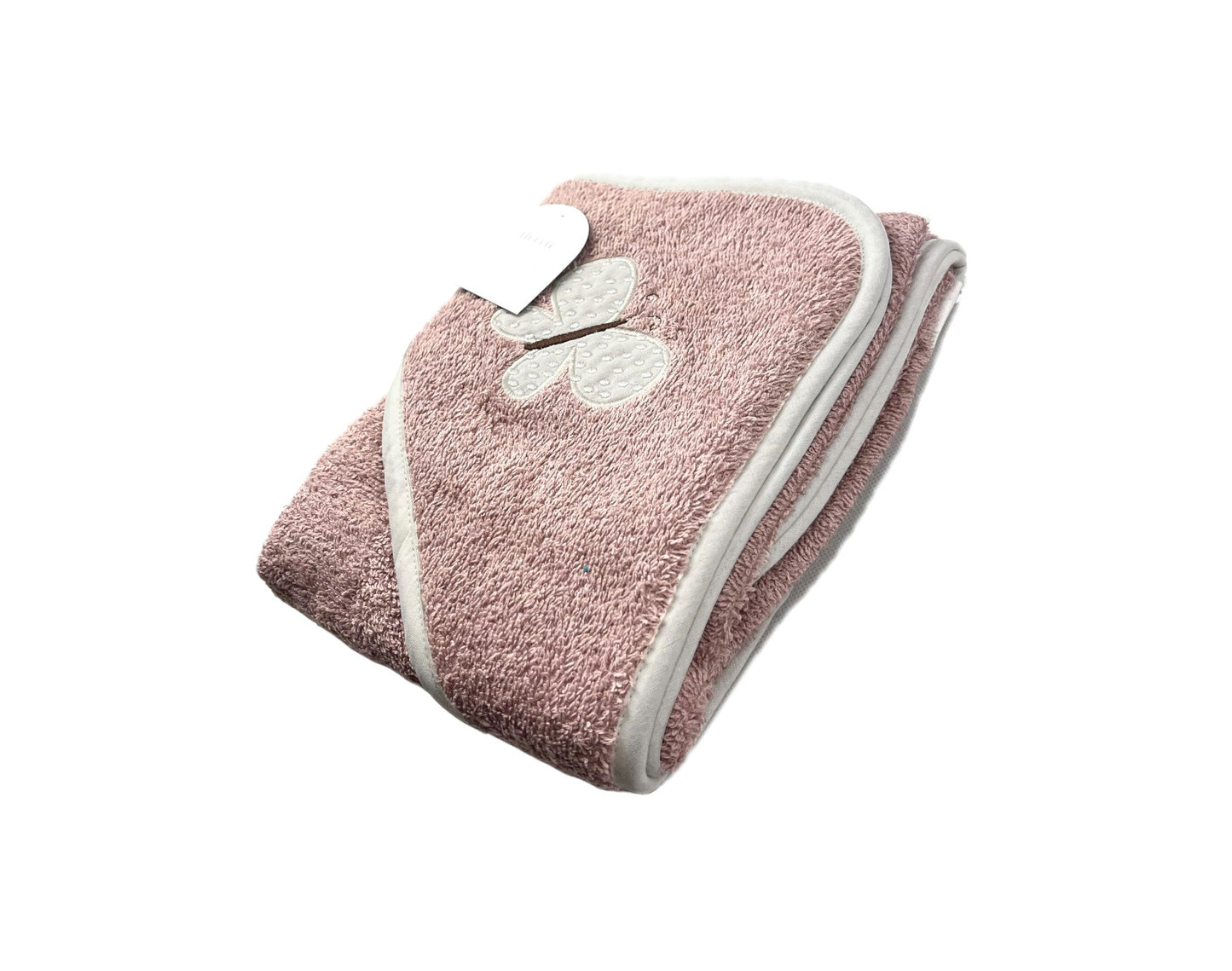 Baby Kapuzenbadetuch » Badetuch 75 x 75 cm » Kleinkind Bade Handtuch mit Kapuze » 100% reine Baumwolle